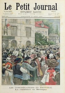 المقاومة في بريتاني ، من "لو بيتيت جورنال" ، 17 أغسطس 1902